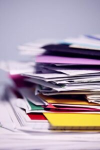 stack of paperwork